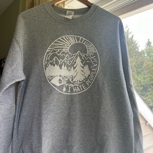 “I Hate People” Crewneck Sweatshirt